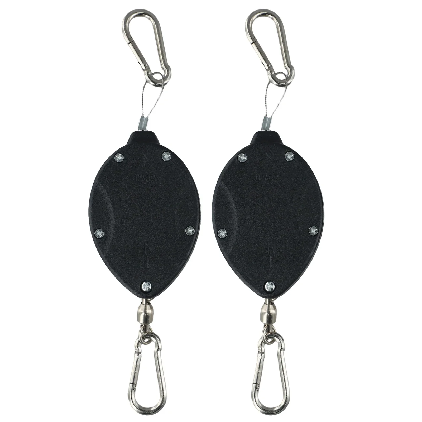 Steel Adjustable Hook Wind Chimes Auto Raise And Pull Down For Garden Baskets Pots For Hanging Plants For Garden Baskets