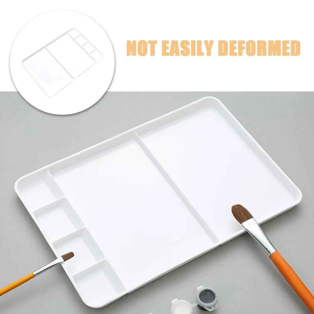 

Multi-functional Paint Palette Plastic Mixing Tray Art Painting Board Color Pallet Watercolor Mixer Pigment Plate