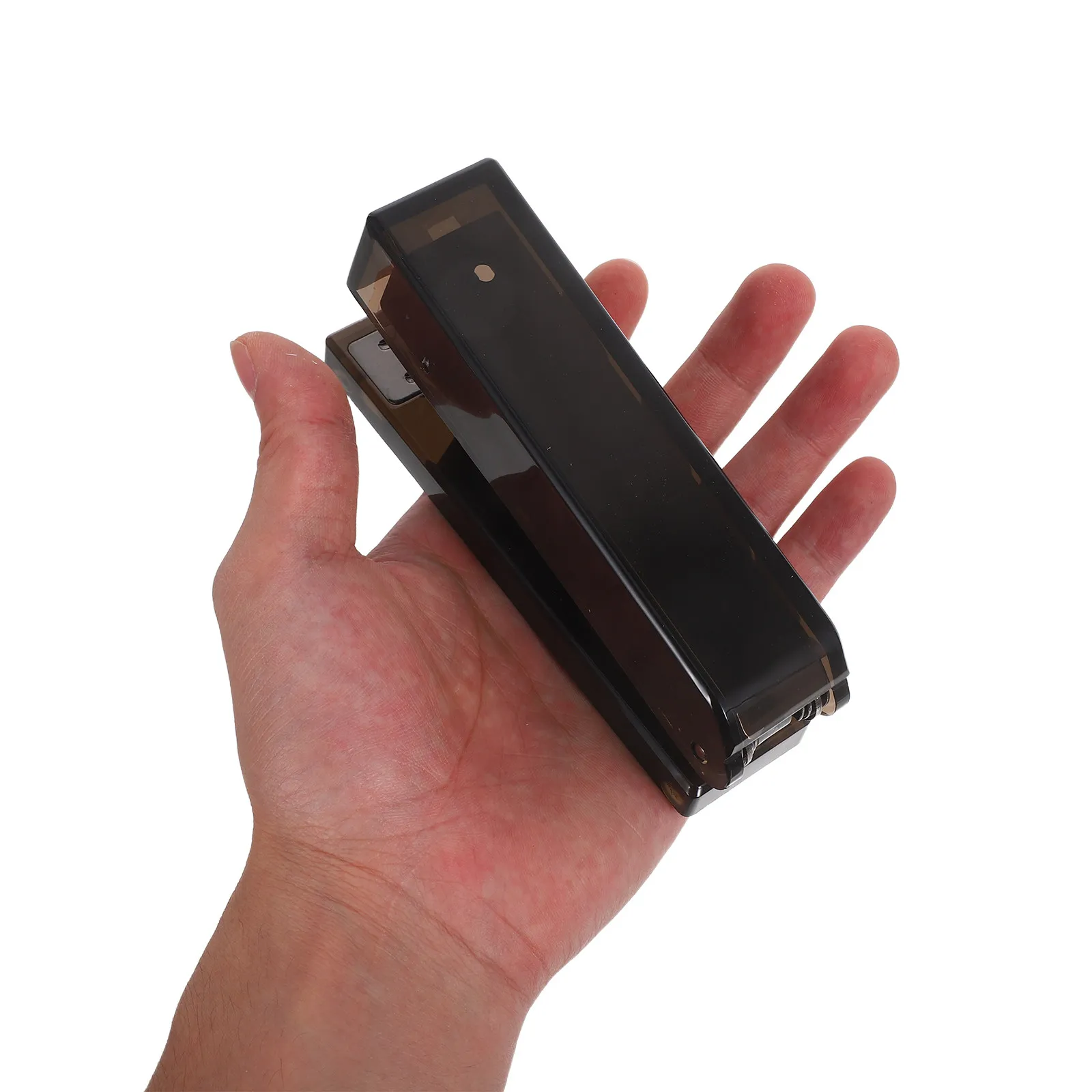 

Large Black Acrylic Desktop Stapler Office Stapler for Desk Thick Document Binding School Office Supplies Modern Design
