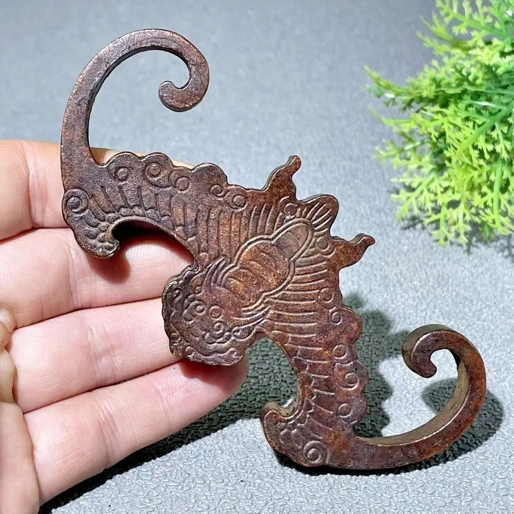 Antique Solid Bat Pen Holder and Paperweight—“Good Fortune Descends From Heaven” Ornament