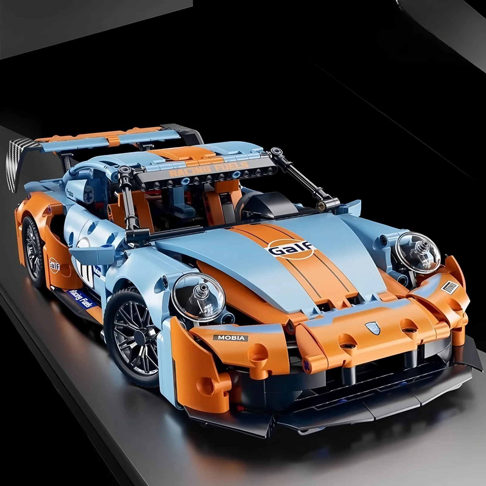 نموذج سيارة رياضية للسباق الفني لبنات البناء تكنيك للبالغين 1:14 ألعاب ألغاز للطوب الخارقة هدية للأطفال والكبار #2