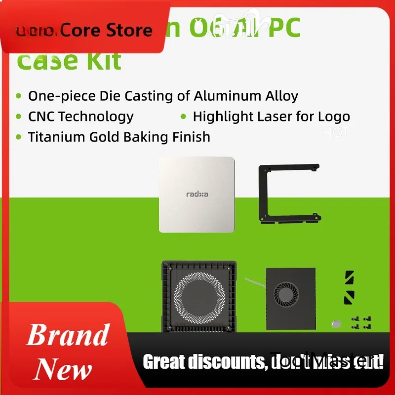 【Hot Sale】Radxa Orion O6 AI PC Case Kit（not Single Board Computer)