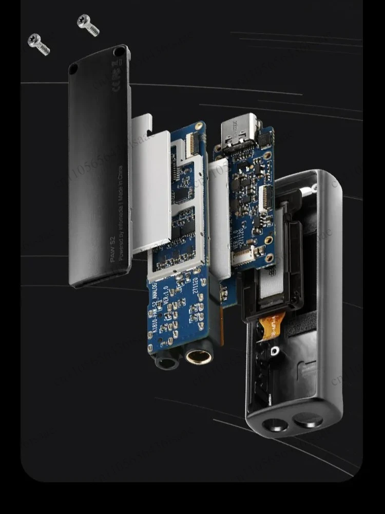 PAW S2 Decoding Headphone DAC Amplifier, Type-C to 3.5mm Mini Audio Tail Dongle, Hi-Fi Fever Sound, Matching S1 Model