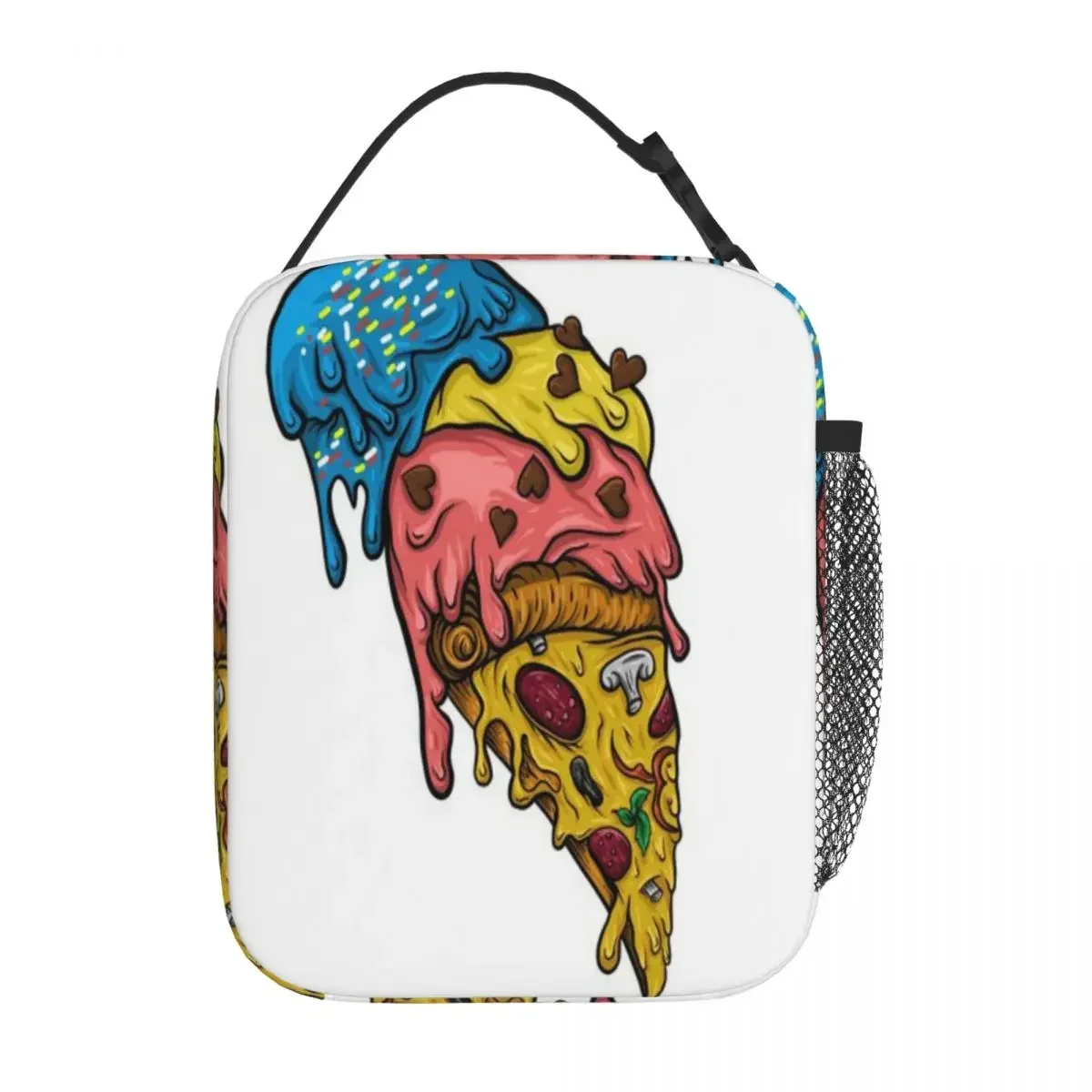 Hot Sale Pizzacream Breathable Design Reusable Lunch Bag Safari Lunch Adjustable Strap Lunch Bag