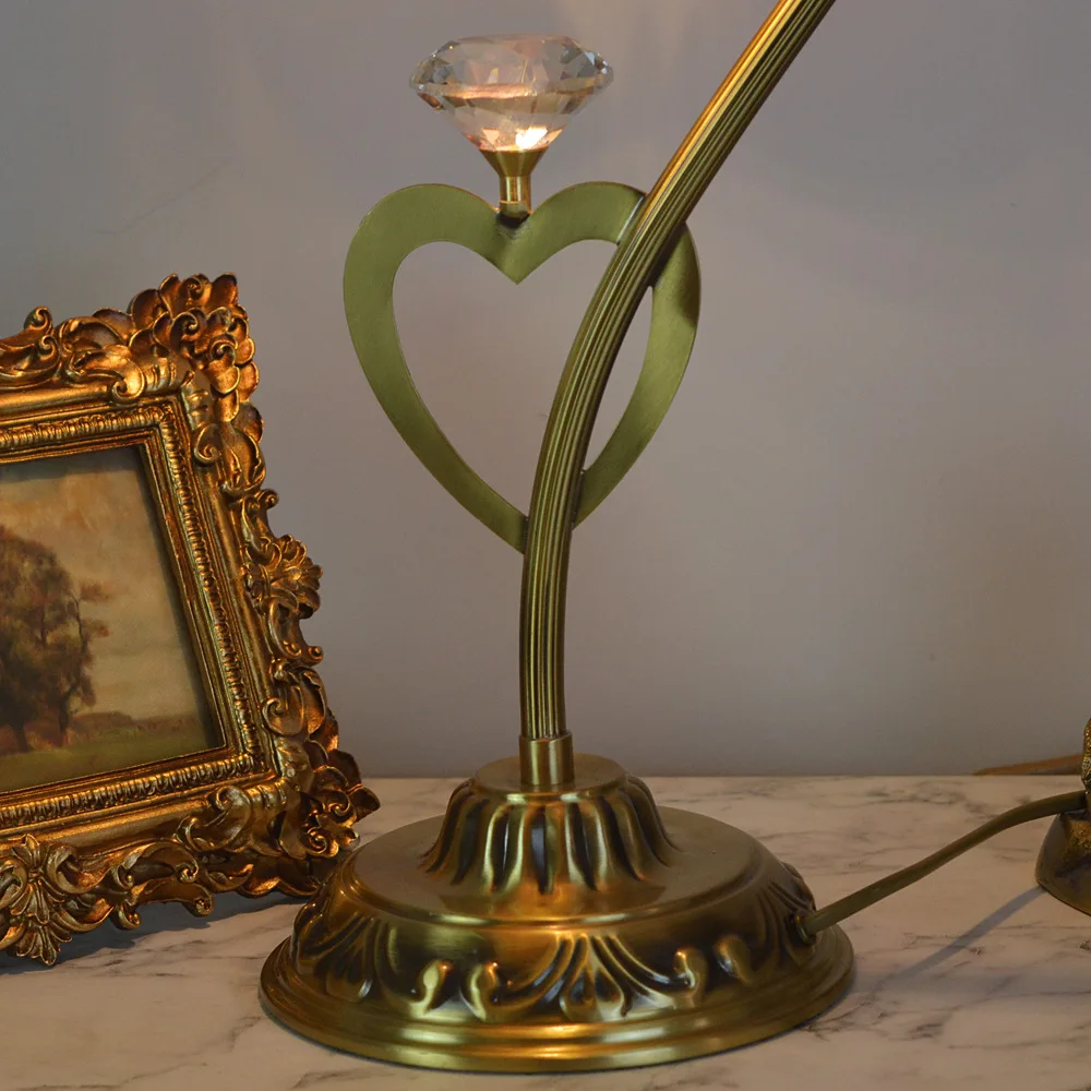 Lampu Meja Selebriti Internet Lampu Bunga Merah Muda Kelopak