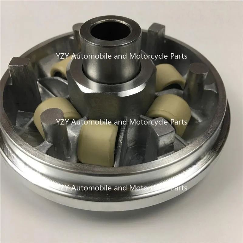 Motorcycle FAN Clutch Variator Weight Rollers Variator Fan Drive Beltfor GY6 125cc 150cc Scooter Moped