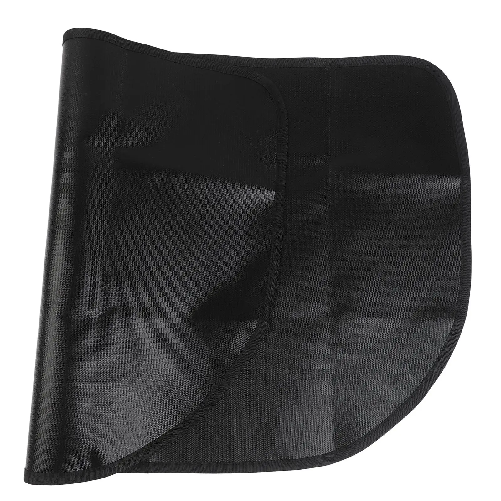 Fiberglass Silicone Half Circle Mat for Fireplace Stove Fire and Barbecue Grill Floor Protection in High Heat Settings