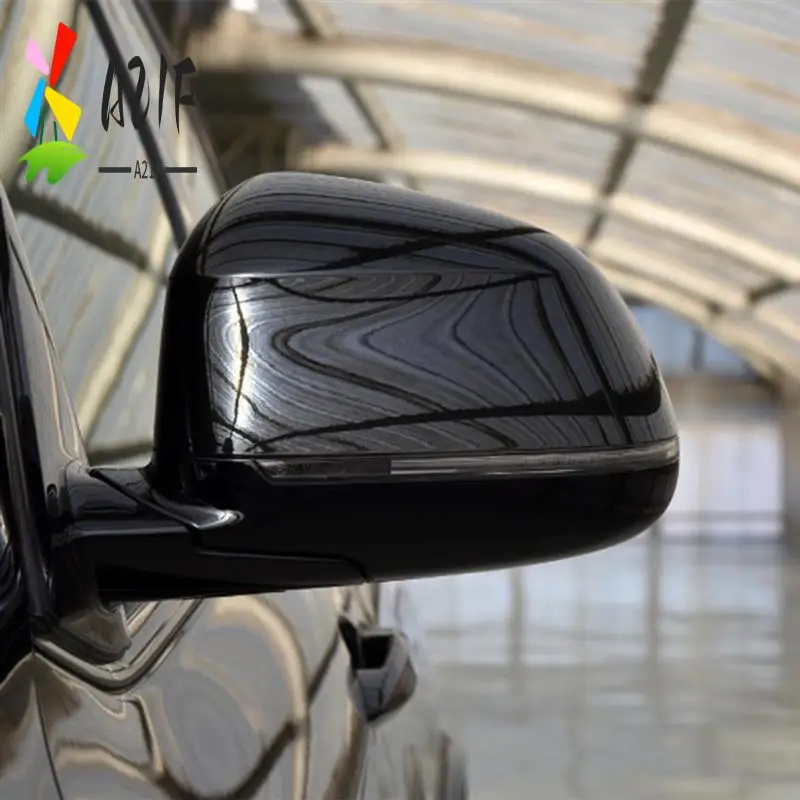 

A21F-2X Car Black Rear View Mirror Cover 14-18 For BMW F15 X5 F16 X6 F25 Rear View Mirror Modification Accessories