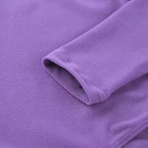 Kids Girls Long Sleeve Ballet Leotards Dance Costume Warm Solid Color Gymnastics Workout Training Bodysuit Dancer Wear - Image 5