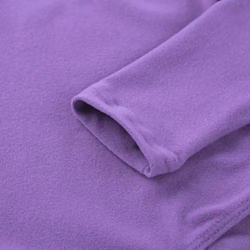 Kids Girls Long Sleeve Ballet Leotards Dance Costume Warm Solid Color Gymnastics Workout Training Bodysuit Dancer Wear - Image 5