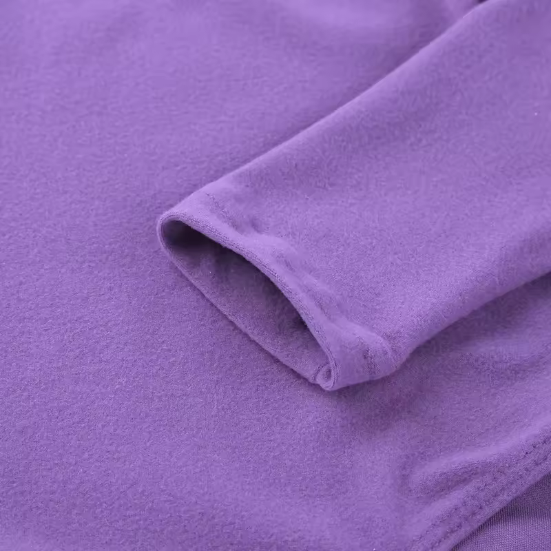 Kids Girls Long Sleeve Ballet Leotards Dance Costume Warm Solid Color Gymnastics Workout Training Bodysuit Dancer Wear - Image 5