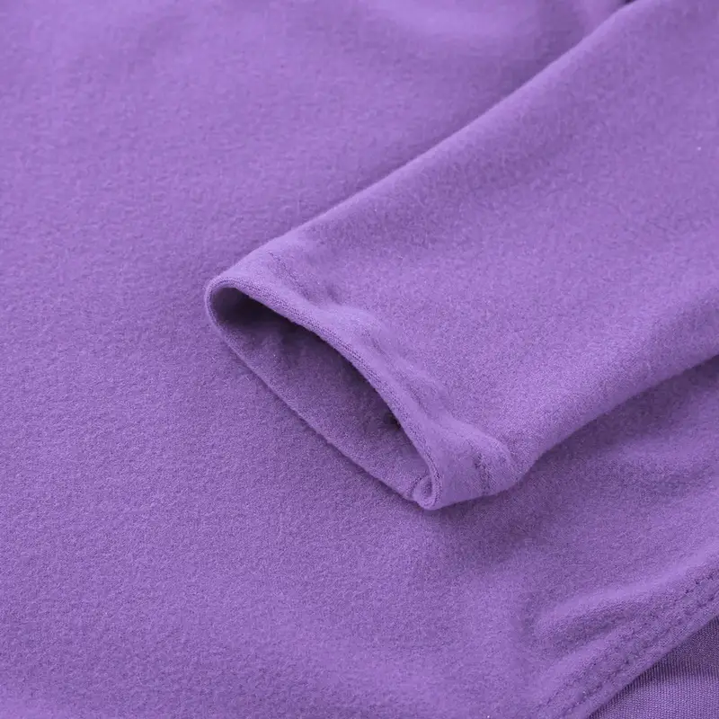 Kids Girls Long Sleeve Ballet Leotards Dance Costume Warm Solid Color Gymnastics Workout Training Bodysuit Dancer Wear - Image 5