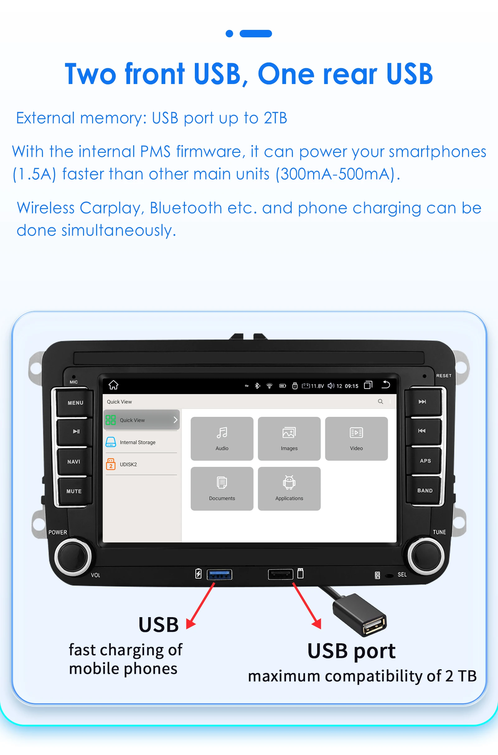 Android Auto Radio Voor Vw Volkswagen Skoda Golf 5 6 Touran Passat B6 Polo Jetta Sharan Caddy Scirocco Carplay Multimedia Speler