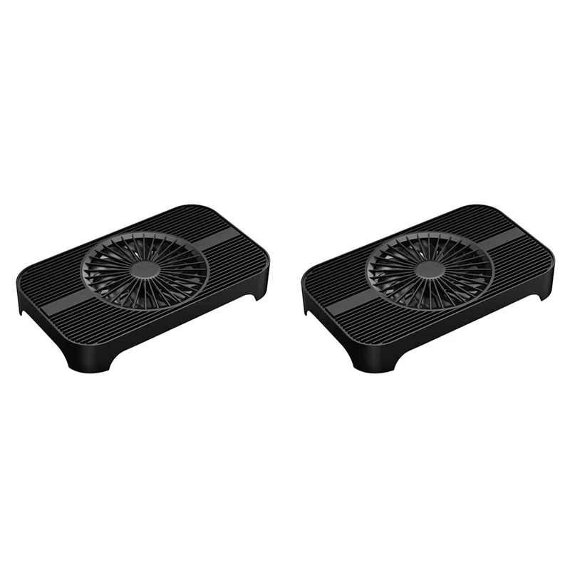 

New-2X Z-X3 Router Cooling Base Fan Bracket Rack USB Power Interface 140Mm Fan Heatsinks Bracket For Router Host Cooling