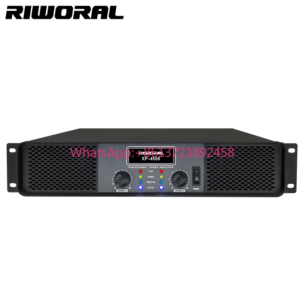XP4500 Professional Audio 2U Power Amplifier 2channels Stereo Analog Amplifier for Dj Stage Performance