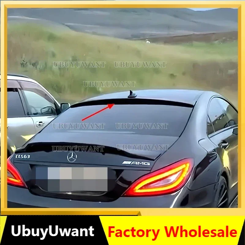 For Benz CLS Class W218 Roof Spoiler black Rear Trunk Spoiler Wing AMG Style 2011 2012 2013 2014 2015 2016