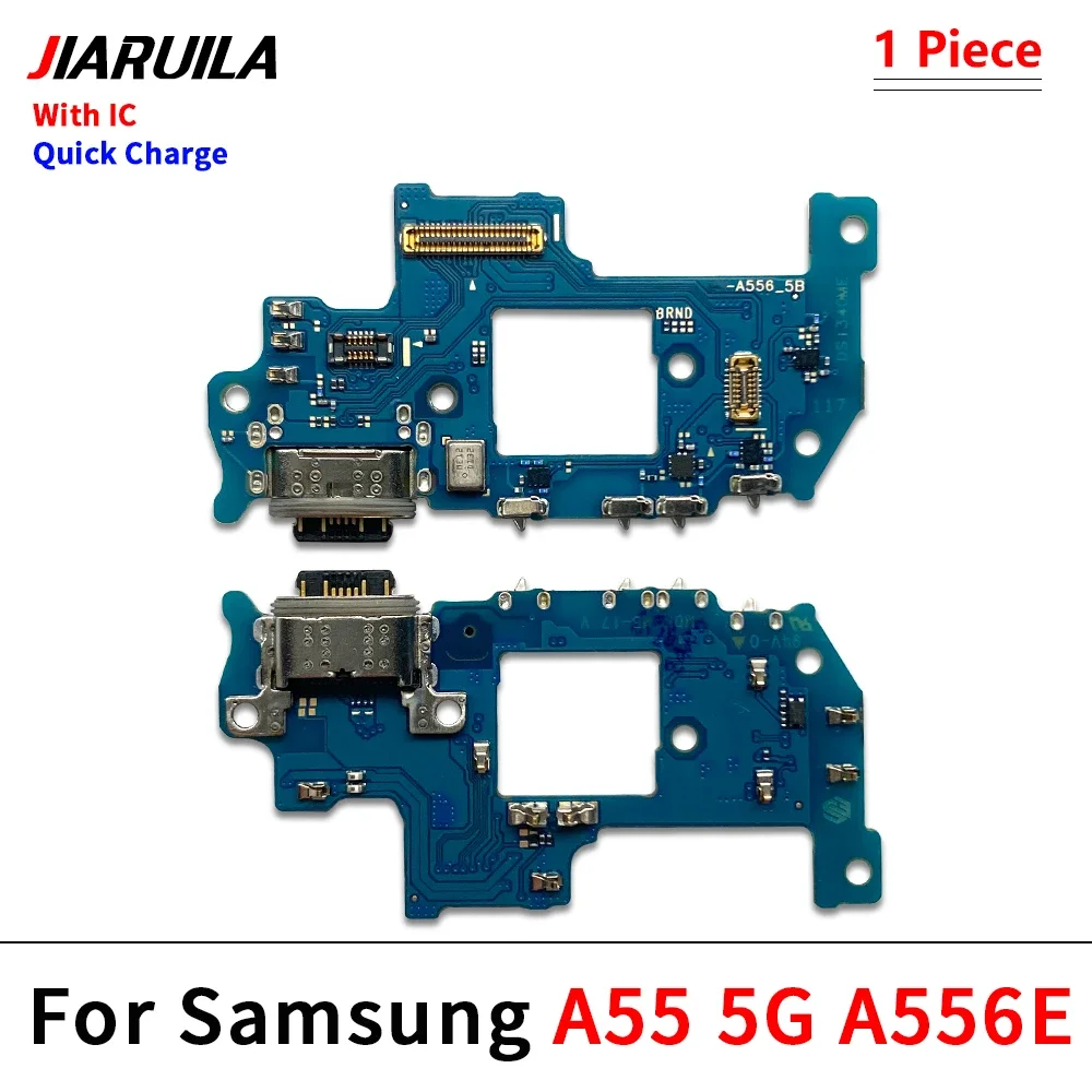 10Pcs/Lot, USB Charger Dock Connector Charging Port Microphone Flex Cable For Samsung A05 A05s A15 A25 A35 A55 A06 A16 4G 5G image 3