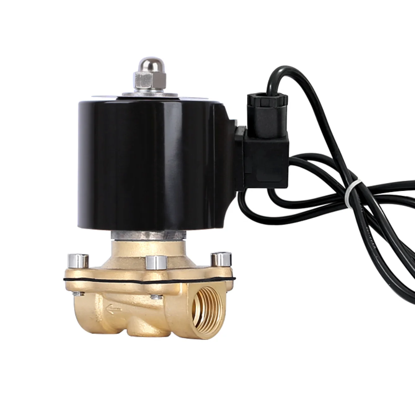 3/8inch to 2inch 2A Series Normally Closed Brass Fountain Solenoid Valve 220V 12V 24V Solenoid Valve For Underwater