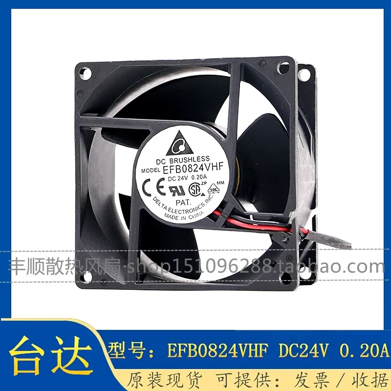 for Delta EFB0824VHF 8CM 8032 24V 0.20A Inverter Cooling Fan Original