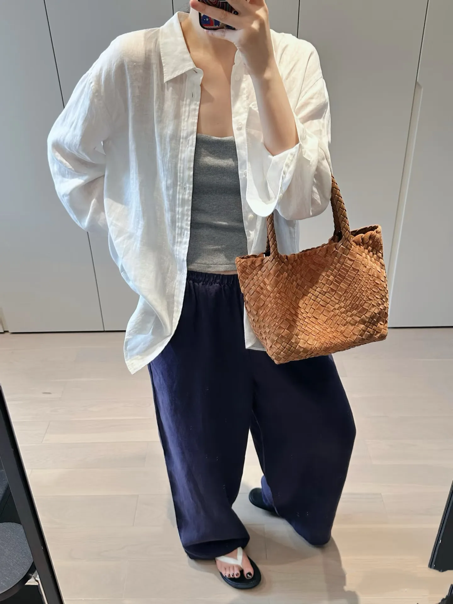 Retro Suede Handwoven Tote Bag Women's Commuter Bag Handheld Square Bag Lightweight Alloy Buckle Pure Color Autumn Winter New