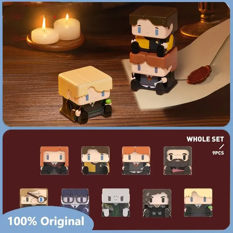 البوب مارت هاري بوتر البوب CUBE-2 سلسلة صندوق أعمى صندوق غامض تخمين حقيبة اللعب دمية لطيف أنيمي الشكل سطح المكتب الحلي جمع