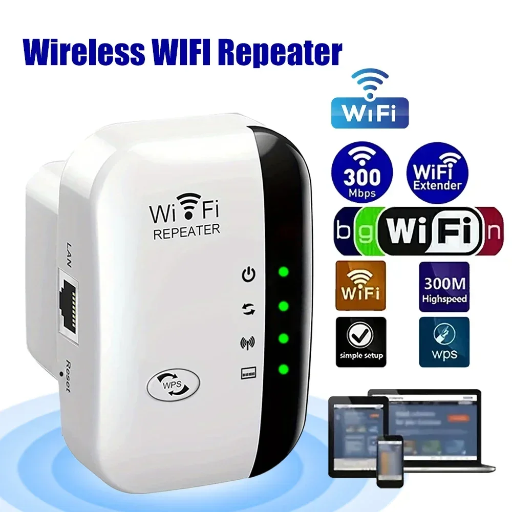 300 Mbit/s Wireless WiFi Repeater, Remote Extender, Verstärker, 802.11N Booster, Repetidor Verstärker Wi-Fi Repeater