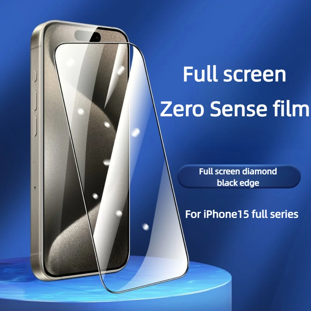

Suitable for Apple 15pro tempered film, 16promax anti peeping film, 13 anti blue light, 14plus protection, 12 film, 11