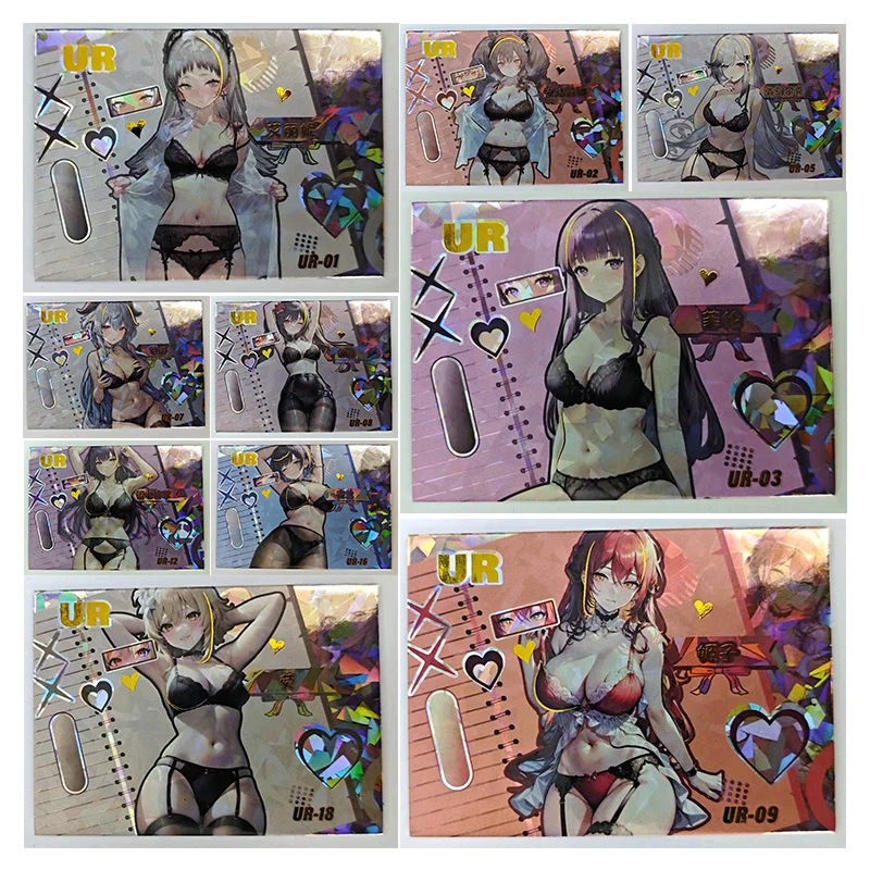 

Anime Goddess Story Yor Forger Ganyu Hu Tao Kafka Raiden Shogun Eula Collectible Cards Christmas Birthday Gifts Children's Toys