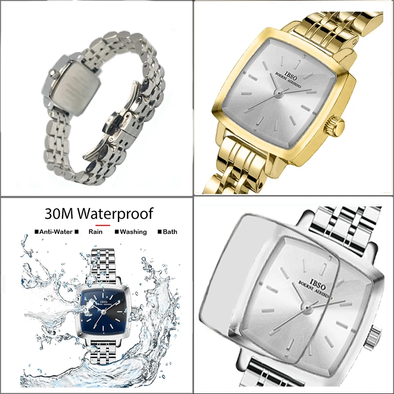 หรูหราประณีตนาฬิกาผู้หญิงกันน้ํา Casual ยี่ห้อนาฬิกาหญิงของขวัญแฟชั่นนาฬิกาข้อมือควอตซ์สุภาพสตรี