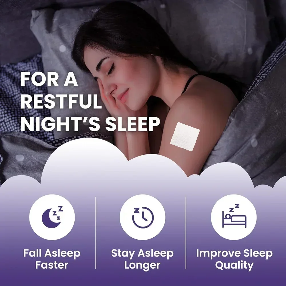 30 Patches Sleep Patches for Adults Strength Insomnia Sleep Support Patch Promote Deep Sleeping