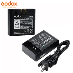 Godox oryginalny VB18 2000MAH zapasowy akumulator litowo-jonowy ładowarka VC18 do Speedlite V850 V850II V860 V860II