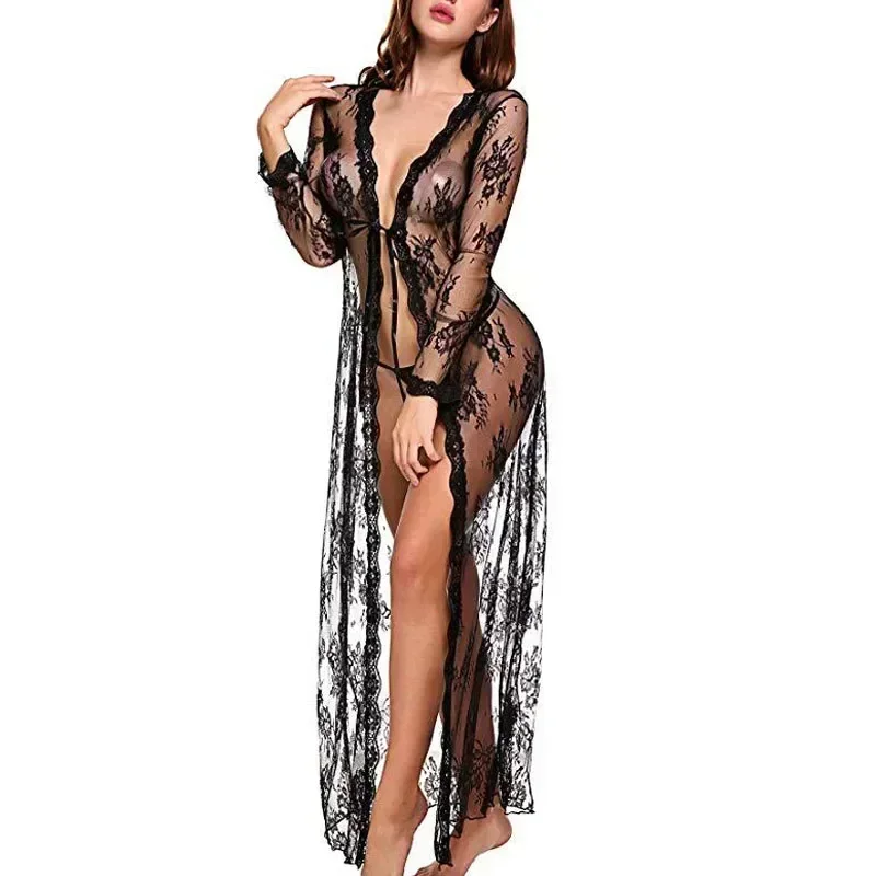 

Sets for Women 2 Pieces Europe and The United States Sexy Underwear Sexy Temptation Lace Sexy Lingеrie Dress Sexy Nightgown