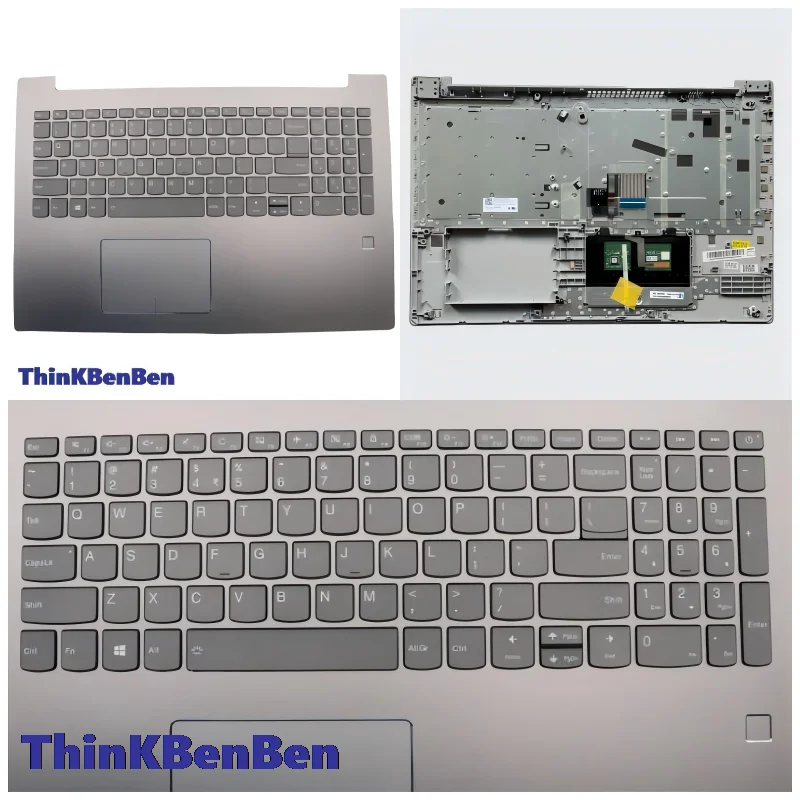 

Американский английский минерально-серый верхний чехол для клавиатуры, упор для рук, чехол для Lenovo Ideapad 520 15 15IKB 5CB0N98594