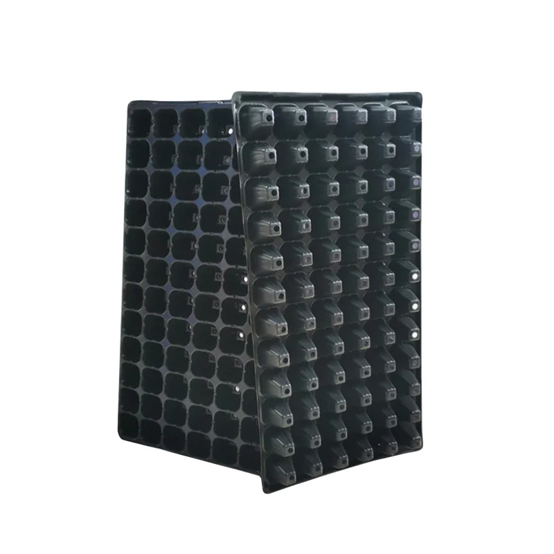 プラスチック製苗床トレイ 種まきプランター 種まき用ガーデンシードスタータートレイ 植物繁殖苗トレイ