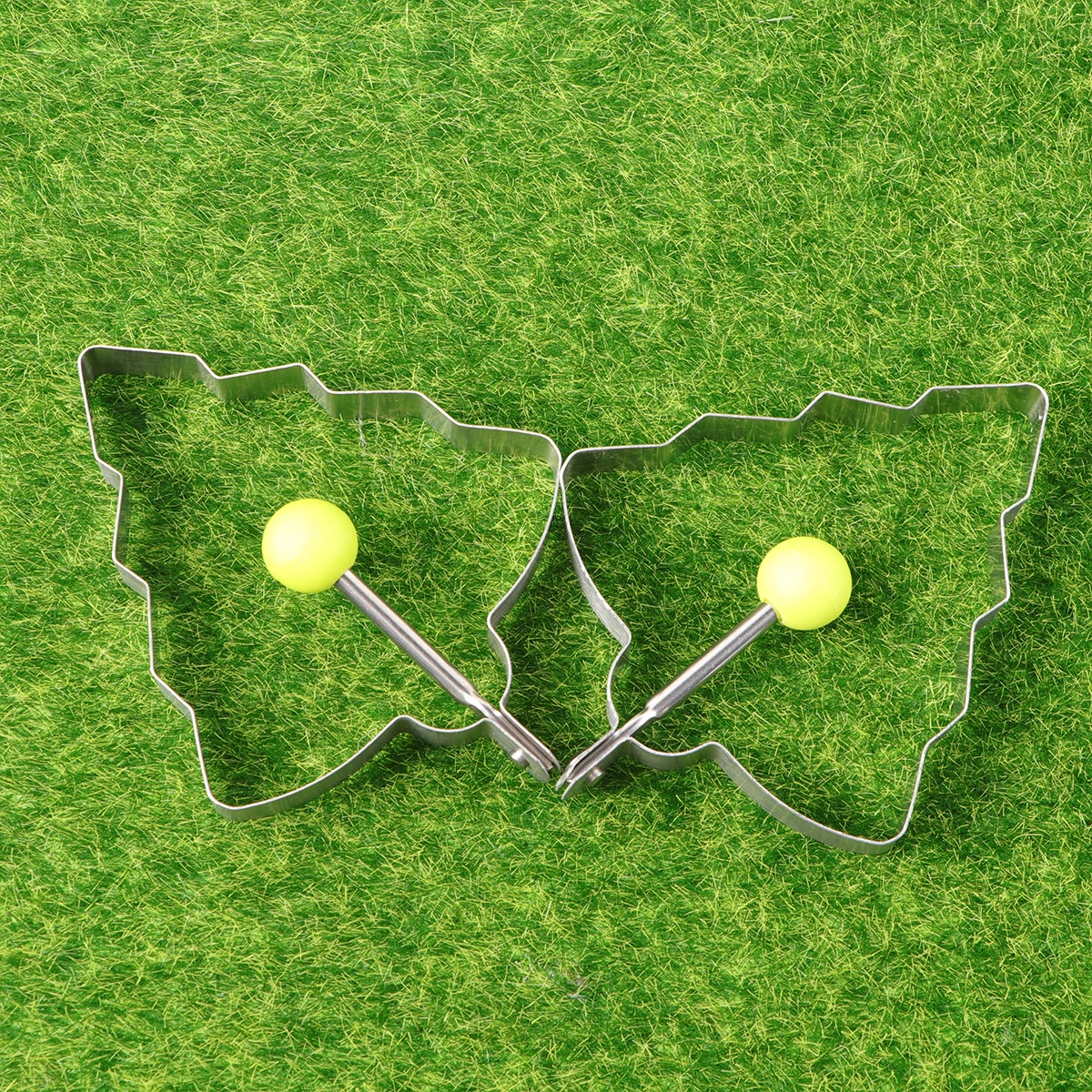 

5Pcs Stainless Steel Egg Frying Mold Christmas Tree Shape DIY Kitchen Tool Easy to Use for Breakfast Egg Frying Mold