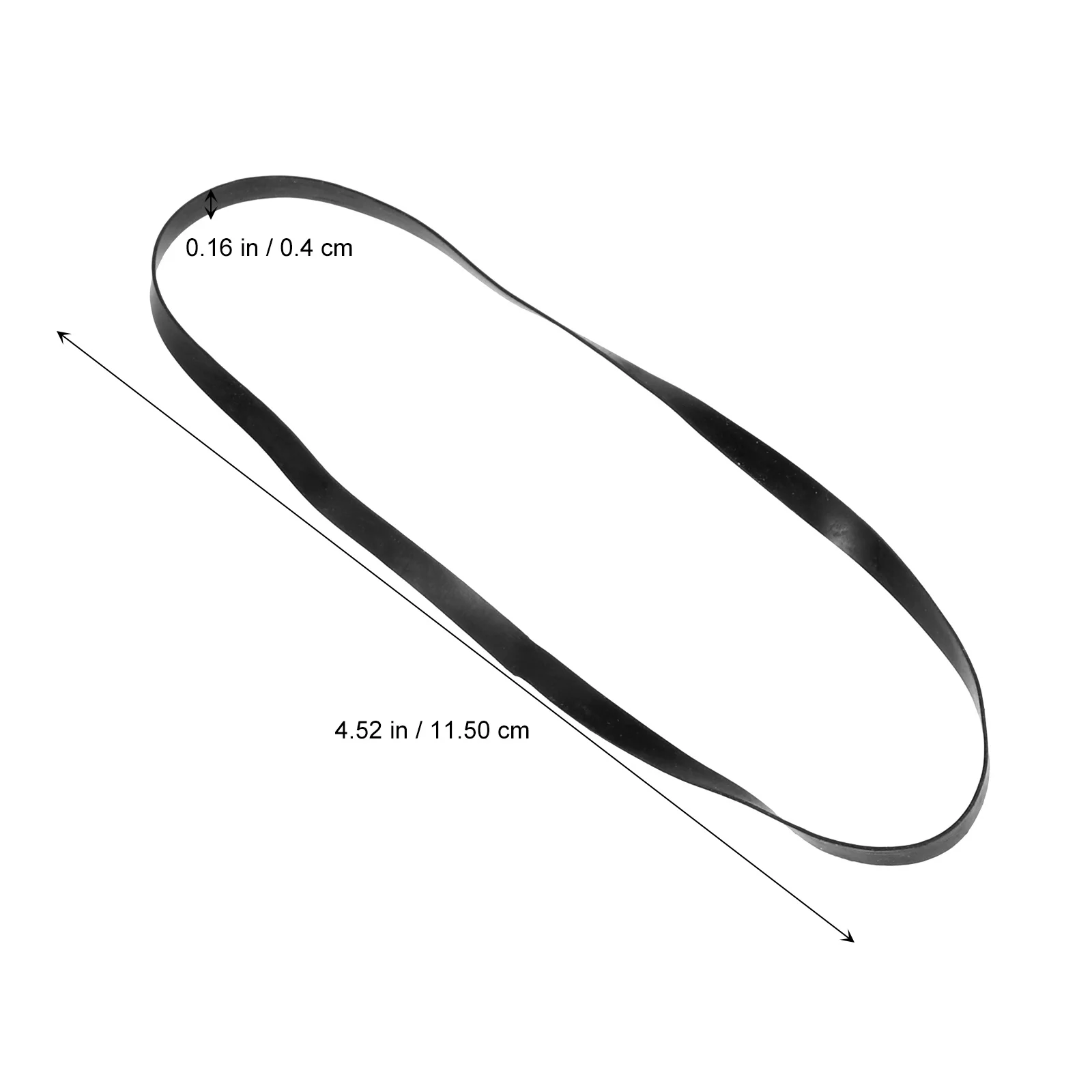 40Pcs Recorder Rubber Belt Strong Wear-Resistant Square Drive Belt for Cassette Machine Cd-ROM Personal Stereo Long-Lasting