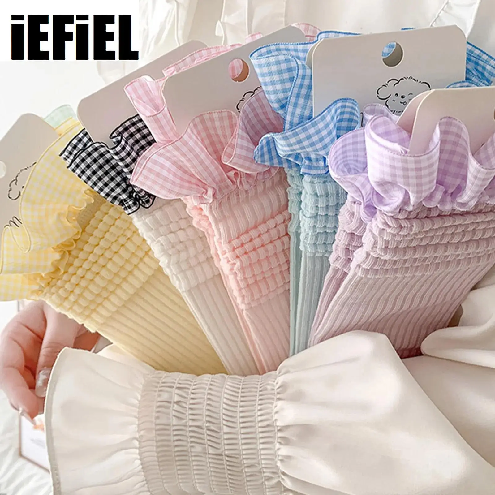 

2 Pairs Breathable Lolita Socks White Bow Lace Socks Mid-Calf Japanese College Style Princess Socks Sweet Streetwear Hosiery