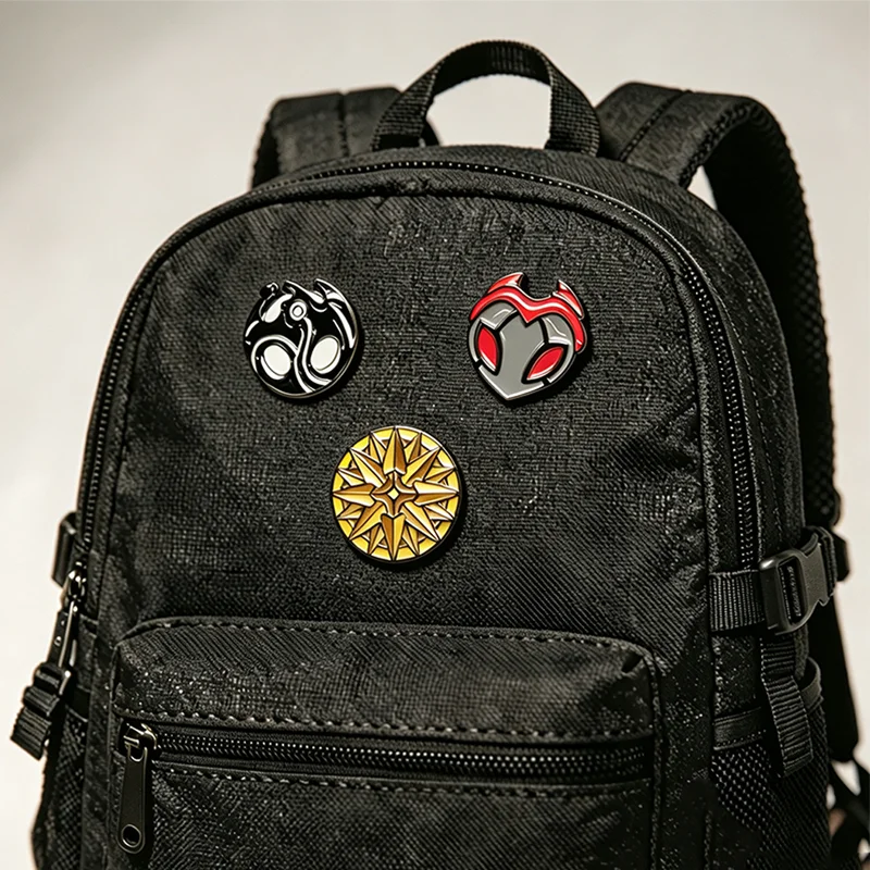 Cartoon Bug Knight Enamel Pins 7Pcs Set Metal Game Badges Cute Insect Lapel Pins for Backpack Jacket Collectible Gamers Gift