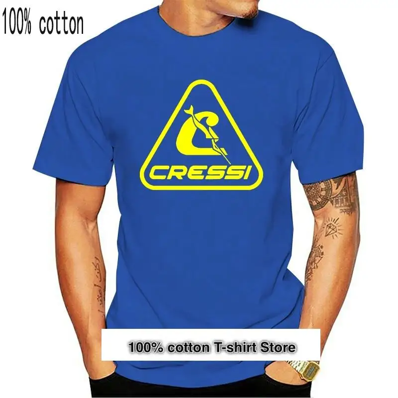 

Camiseta Retro Cressi para hombre, camisa Hipster de empresa, tejido cómodo, Vintage, ropa, novedad de 2024