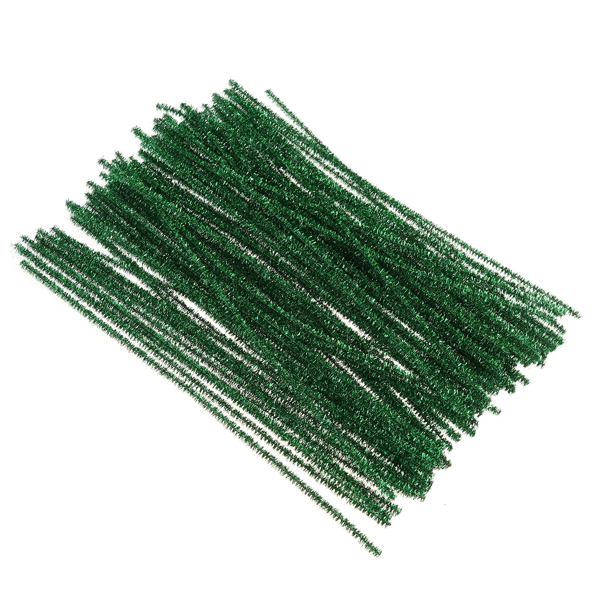 100PCS Small Creative DIY Craft Material Pipe Cleaner Plush Twisted Bar for Decoration Christmas Tree