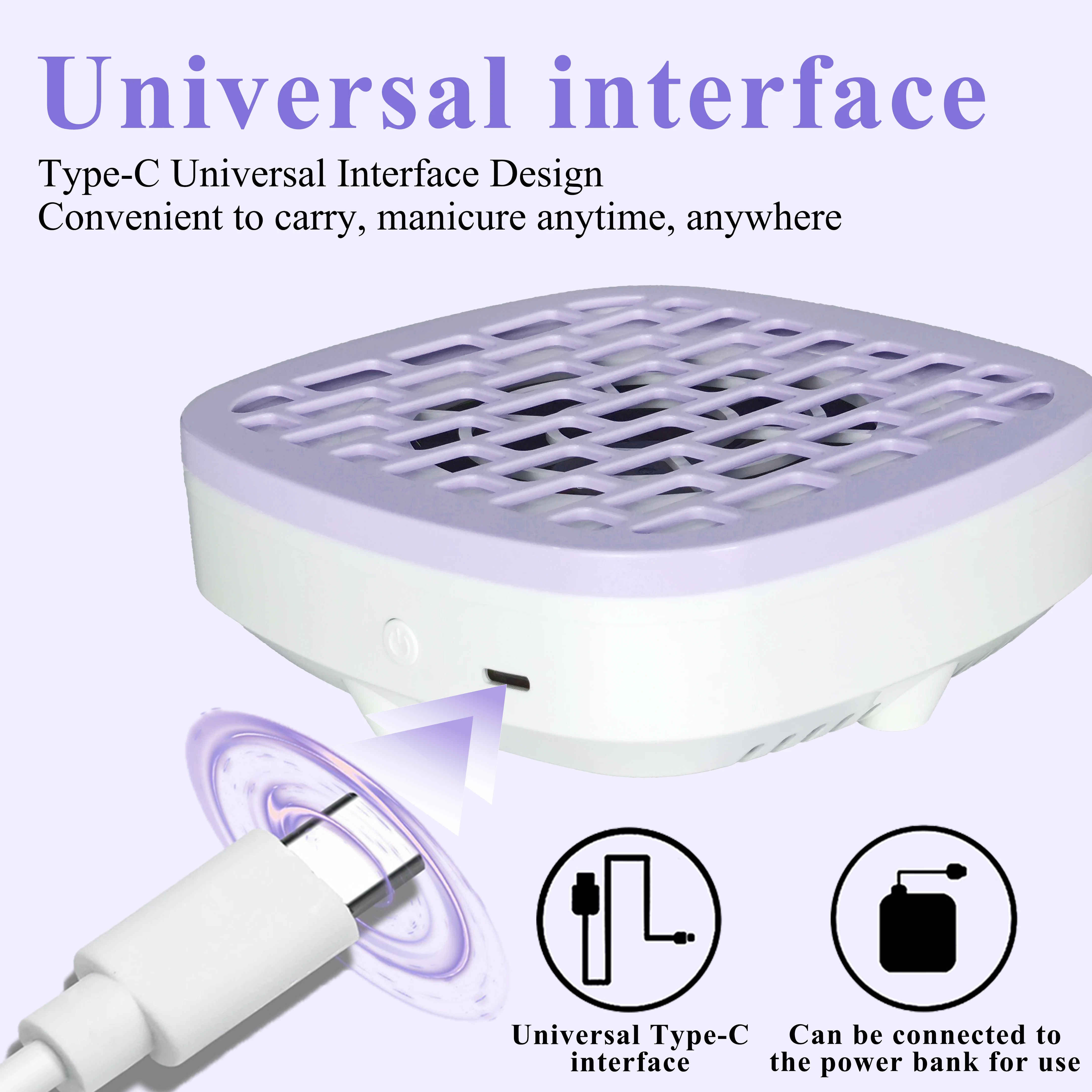 

Новый мини-портативный пылесборник для ногтей для маникюрной машины, USB-пылесос для ногтей со съемным бумажным фильтром, оборудование для ногтей
