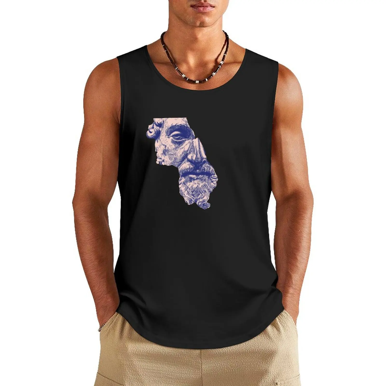 

MARCUS AURELIUS ANTONINUS AUGUSTUS / Ballpen Tank Top Men's gym t-shirt t-shirt Men's
