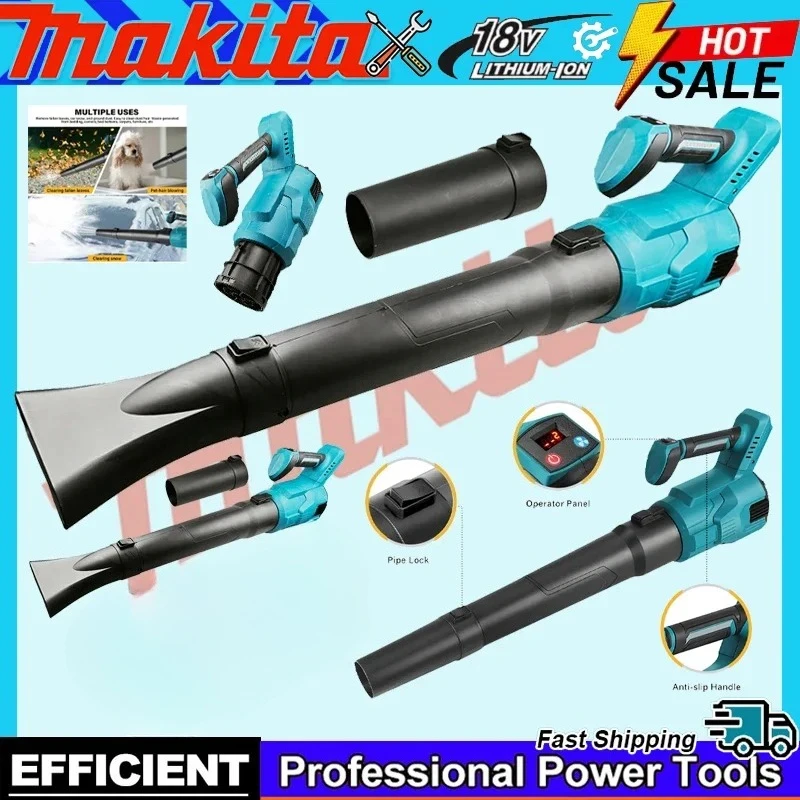 

Аккумуляторная электрическая воздуходувка Makita: ручной инструмент для эффективной уборки листьев, снега и пыли