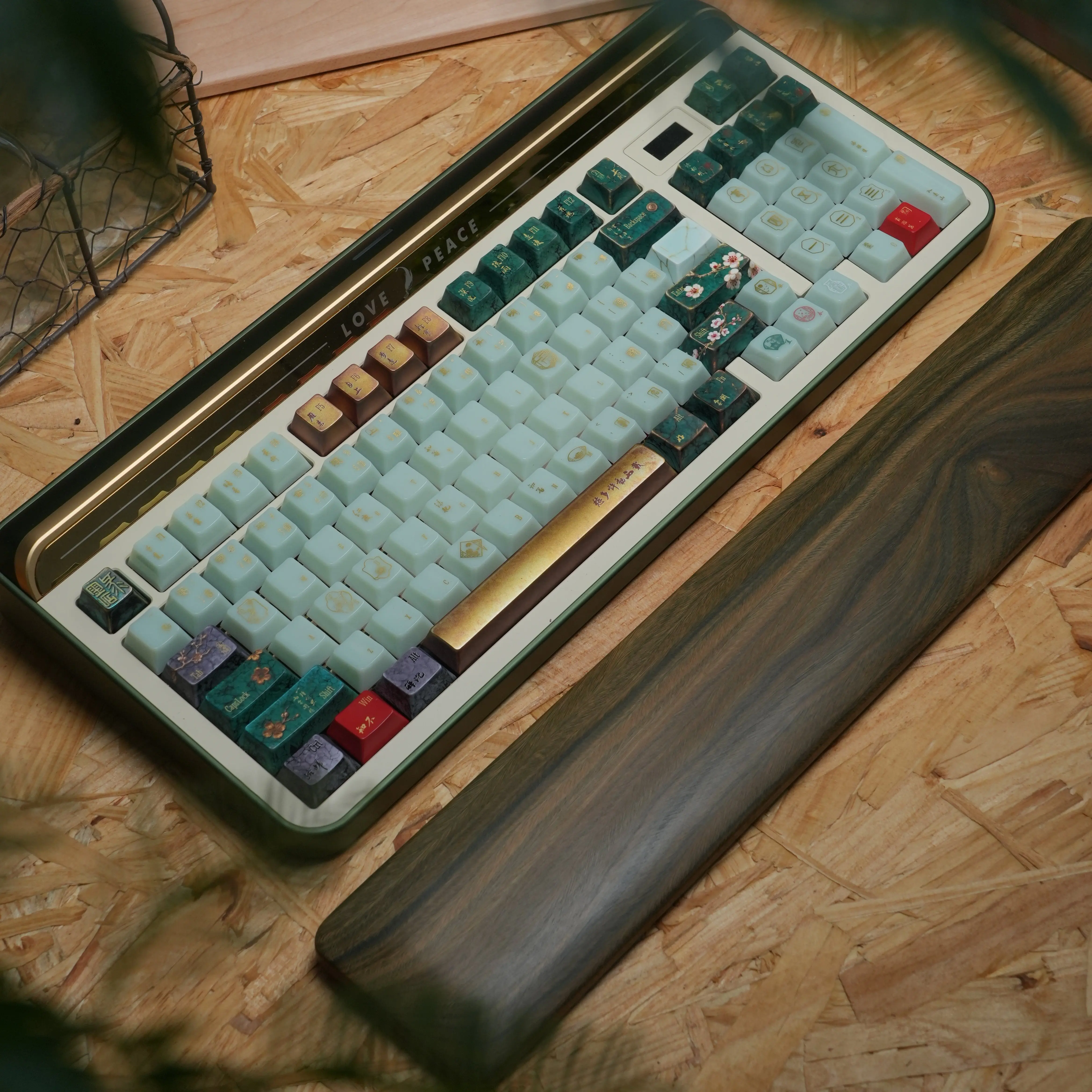 Wrist Rest Wood - Massief houten toetsenbord-polssteun voor verschillende maten