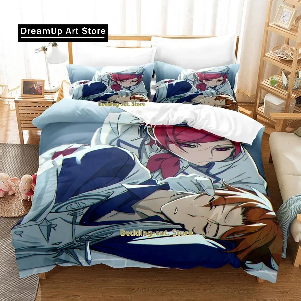 Helios Heroes Rising Set Tempat Tidur Single Twin Penuh Queen King Size Set Tempat Tidur Anak Dewasa Kamar Tidur Duvetcover Set Seprai Anime