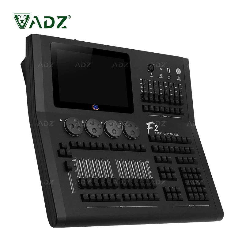 Professional Stage 2048 Dmx Channel Touch Screen DMX512 Controller F2 Lighting Console