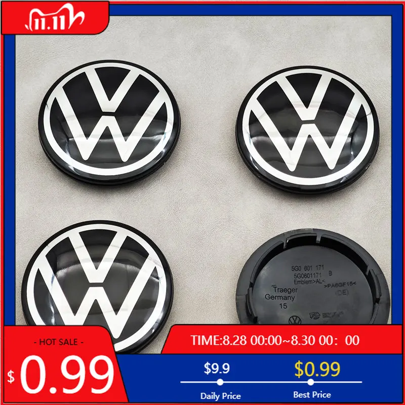 

Колпаки ступиц 4 шт. Зеркальные 65 мм колпаки центральной ступицы колес автомобиля для Volkswagen VW Golf Passat Tiguan Lamando Teramont Lavida 5G0601171 Acces