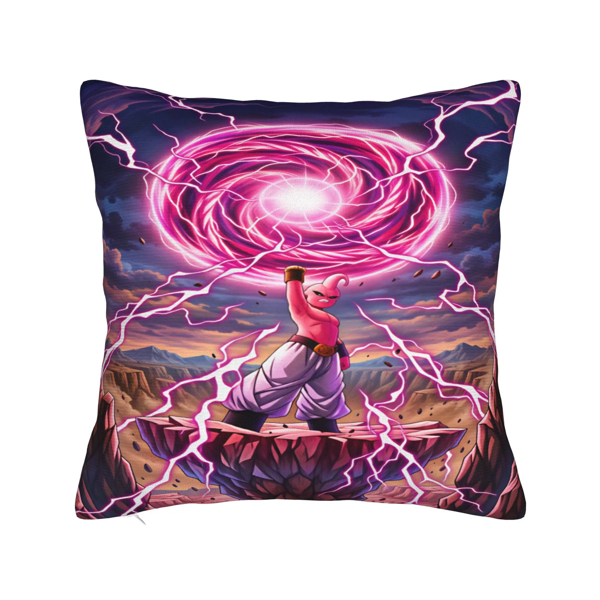 Pinks Monster  Pillow Case Dragon-Balls Kawaii Pillow Cover Comfy Pillowcases For Sofa Couch Bed Living Room