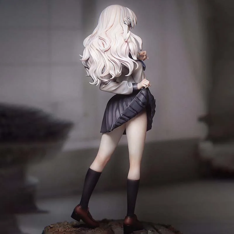 13 Sentinels Aegis Rim Setsuri Fuyuzaka Jk Uniform Anime Figuur Bishoujo Standbeeld Collectible Boxed Model Ornament Volwassen Speelgoed Gift