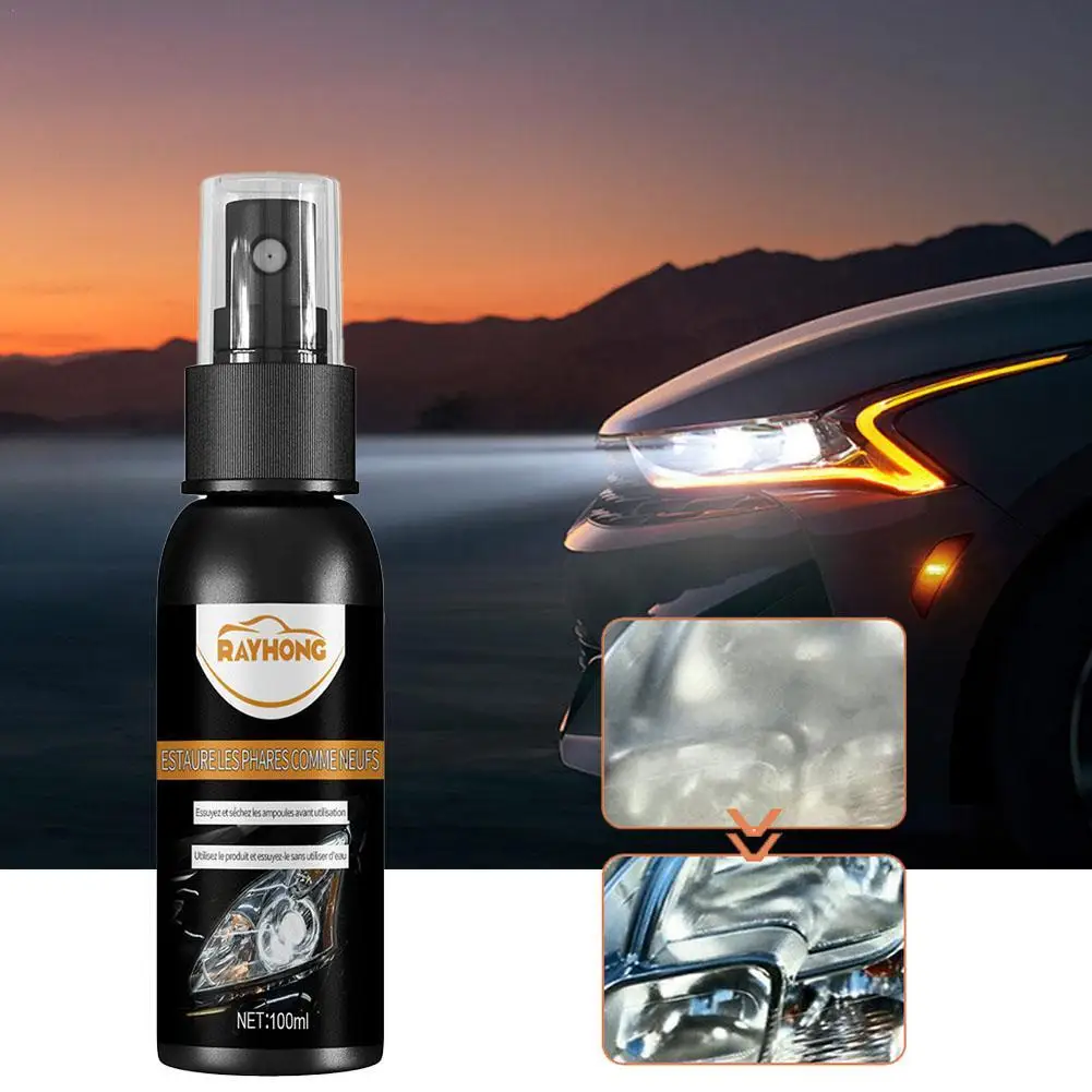 

Scratch Eraser Kit 100ml Car Lights Scratch Remover for Headlight Repairing Surface Blemishes Headlight Restoration Liquid